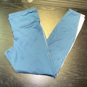 Under Armour Blue and White Leggings